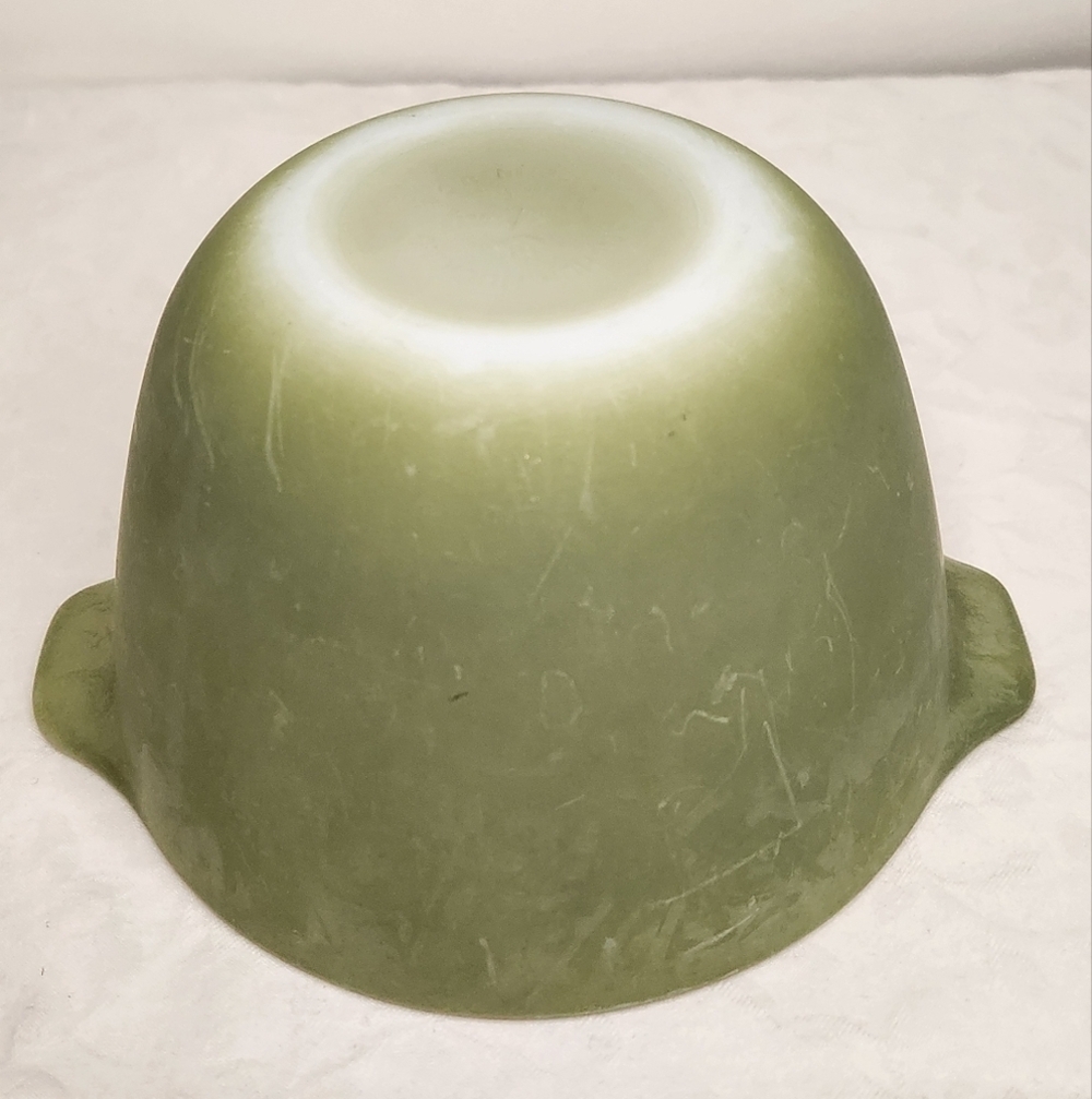Vintage Green Fire King Bowl